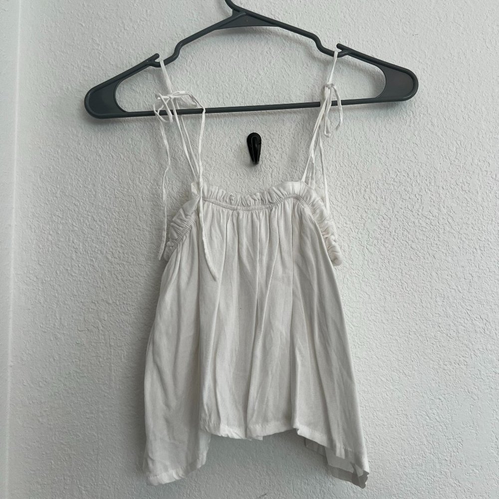 White Crop Top